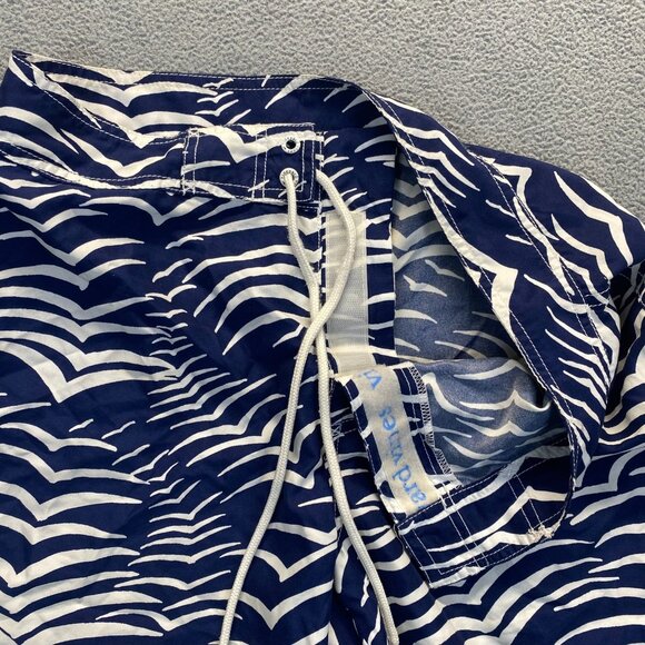 Vineyard Vines Baord Shorts Mens 30 Blue White Gull Wing Silhouette Bathing Suit - Picture 11 of 14